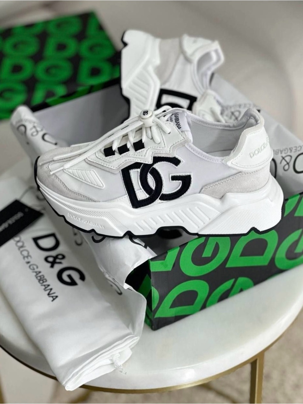 Mixed-material Daymaster sneakers